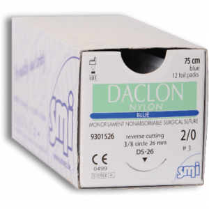 Daclon USP 3/0, 3/8, 24 mm, 75cm / 12 DB / DOBOZ /