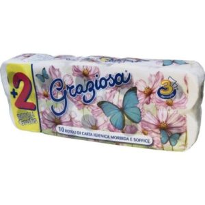 Toalettpapír -GRAZIOSA- 3R /8 + 2/