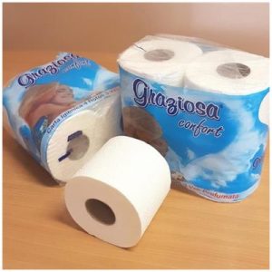 Toalettpapír -GRAZIOSA NEUTRAL- 3r/4