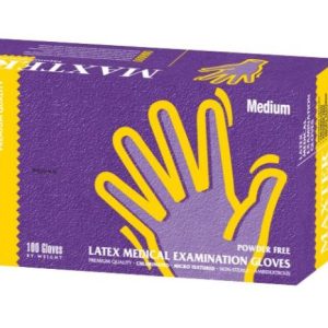 MAXTER Latex PÚDERMENTES vizsgáló kesztyű