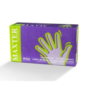 MAXTER Latex Porozott Vizsgálókesztyű