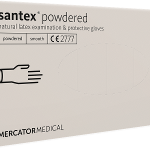 SANTEX latex púderes vizsgáló kesztyű "L"