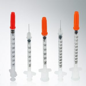 1 ml U40 Eh.Steril Inzulinos fecskendő+29G1/2 tűvel CHIRANA